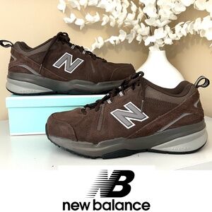 Like New! New Balance Men’s 608v5 Sneakers Brown Suede 2E Wide Size 7.5